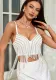 Pearl Diamond Herringbone Bra Party Clothes