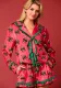 Christmas ribbon bow long sleeve top and shorts pajamas two-piece set