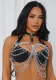 Sexy Lingerie Halter Leather Chain Bra