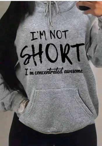 Plus size Women print casual round neck hoodies