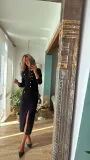 Women casual long-sleeved denim dress