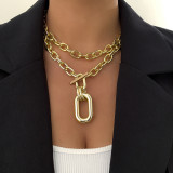 Women accessories style cross chain punk necklace