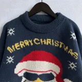 Christmas Women Knitting Santa Claus Sweater