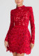 Women Long Sleeve Zipper Casual Party Dress