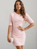 Women Party Sexy Sequin Backless Dress