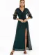 Women Sexy Vintage Green Sequin Dress