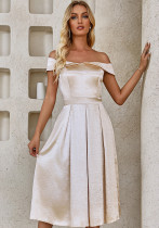 Women Sexy Silk Summer Party Evening Dress