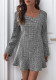 Autumn Long-Sleeved Irregular Ruffled Dress