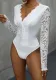 Sexy Long-Sleeved V-Neck Lace Jumpsuit