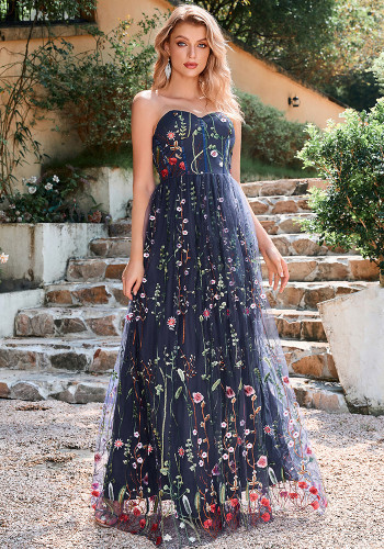 Women Autumn and Winter Sexy Strapless Sleeveless Dress