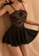 Women suspenders lace temptation nightdress sexy lingerie
