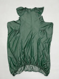 Fashion Solid Color Loose Plus Size Dress