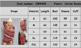 Women's Printing Long-Sleeved Loose Christmas Home Suit