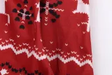 Women's Printing Long-Sleeved Loose Christmas Home Suit