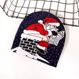 Autumn And Winter Christmas Jacquard Knitting Hat Unisex