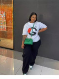 Women's Casual Fashion Loose T-Shirt Pants Set