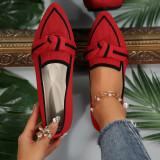 Casual Shoes Women Plus Size Slip-On Bowknot Shoes