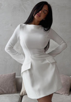 Spring And Autumn Chic Elegant Slim Long Sleeve Women's Fashion Sexy Bodycon Dress