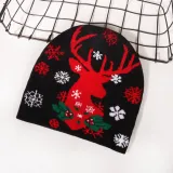 Autumn And Winter Christmas Jacquard Knitting Hat Unisex