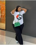 Women's Casual Fashion Loose T-Shirt Pants Set