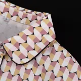 Spring And Autumn Printed Casual Fashion Loose Long Sleeve Shirt Trousers Women's Two-Piece Suit