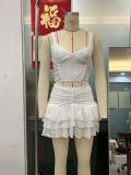 Summer Lace Layer Short Skirt