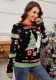 Women Autumn Winter Jacquard Loose Pullover Christmas Sweater