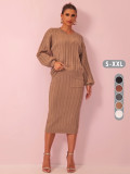 Autumn Winter Women's Clothing Fashionable Knit Sweater Skirt Women's Suit