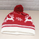 Christmas snowflake elk scarf gloves hat Three-Piece