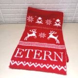 Christmas snowflake elk scarf gloves hat Three-Piece