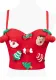 Women Christmas Fishbone Tank Top