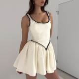 Women Casual Suspender Bodycon Mini Dress