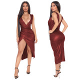 Women Sexy V-Neck Dress