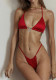 Women Sexy Low Back Bikini Swimsuit