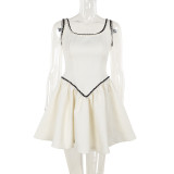 Women Casual Suspender Bodycon Mini Dress