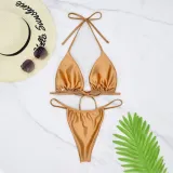 Women Sexy Low Back Bikini Swimsuit