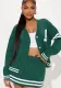 Autumn Chic Knitting Loose Fashion Long-Sleeved Cardigan Pleated Skirt Two Piece Set