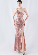 Plus Size Women 3xl4xl Sequins Plus Formal Party Maxi Evening Dress