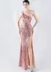 Plus Size Women 3xl4xl Sequins Plus Formal Party Maxi Evening Dress