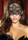Women black lace hollow sexy eye mask