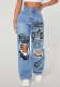 Women Casual Denim Pants Jeans