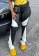 Women Sports Contrast Color Pants