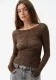 Women autumn and winter lace elegant Top