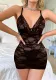 Women Lace Sleeveless Dress Sexy Lingerie
