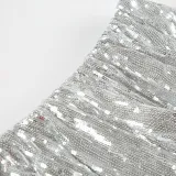 Women Sexy Sequined Bubble Skirt