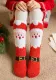 Christmas Cute Elk Santa Coral Fleece Socks