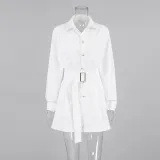 Women Solid Style Long Sleeve Cargo Rompers