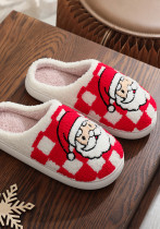 Christmas Santa Claus Plush Slippers