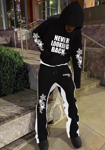 Women Hoodies and Casual Sweatpants Two Piece Set