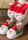 Santa Claus warm fur slippers
